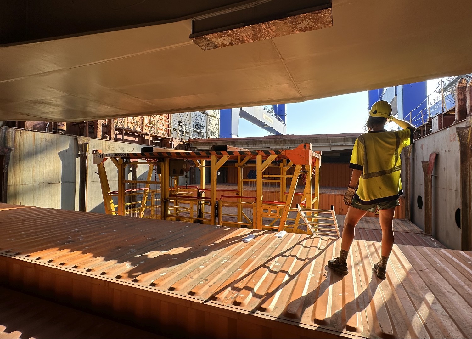 Eslingas en las entrañas de la bestia