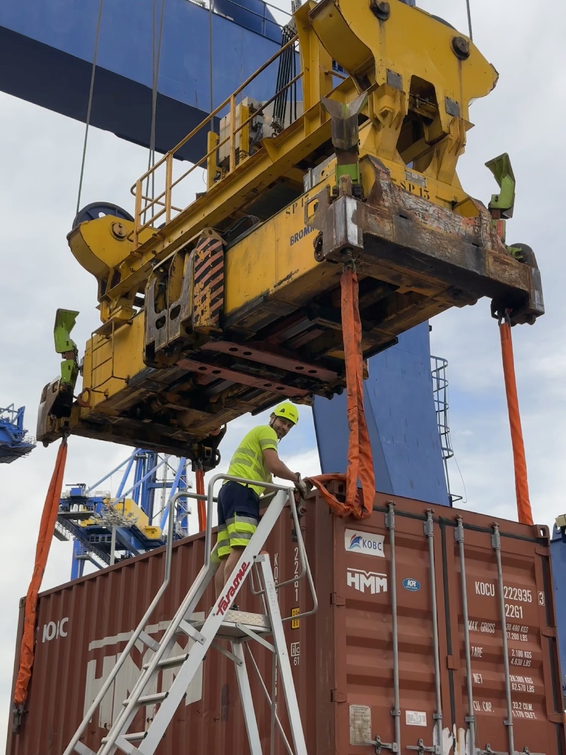 Finalizando el deseslingado