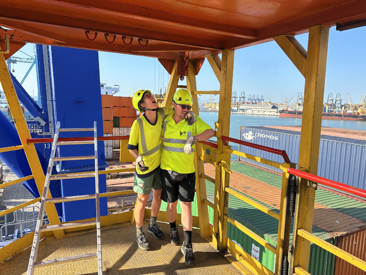 Inmortalizando el primer viaje en la noria